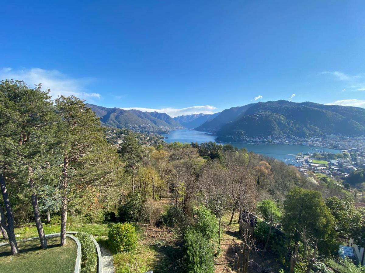Penthouse - Villa Cardano Комо Екстер'єр фото