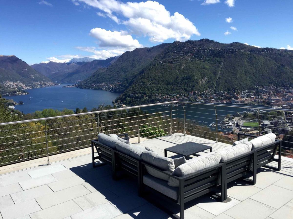 Penthouse - Villa Cardano Комо Екстер'єр фото